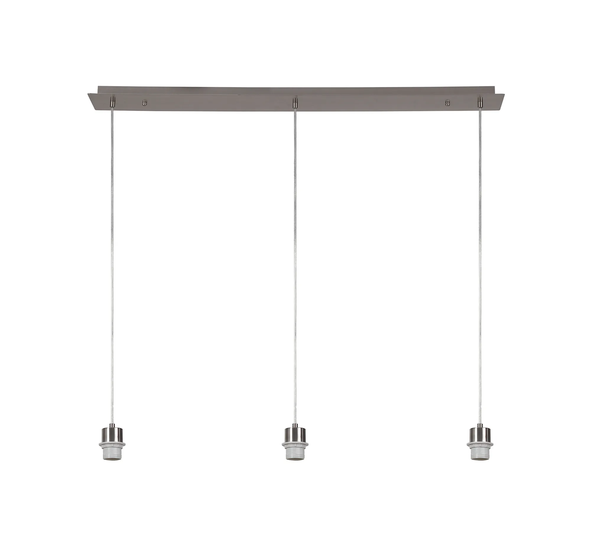 Baymont 2m Linear Pendant 3 Light Polished Chrome